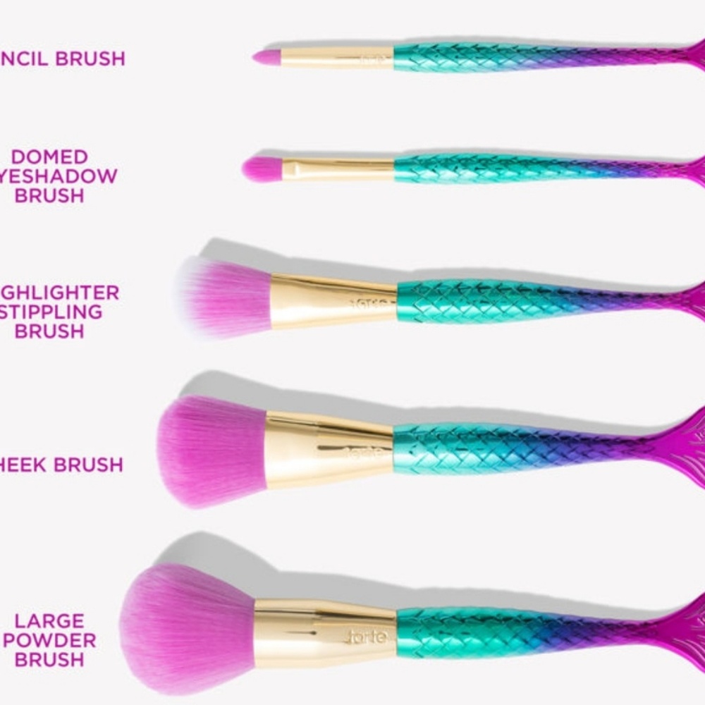 New/NWT Tarte High Performance Mermaid Brushes - Picture 3 of 3